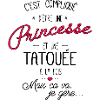Princesse et tatouée