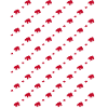 Red and white bear
