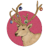 Reindeer on Christmas