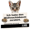 Ich habe den Weihnachtsbaum zersört