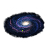 Galaxie - Violett