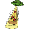 UFO kidnaps pizza