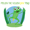 Follow the yellow dick toad