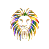 Stylish design in lion motif