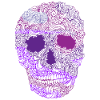 Ornate-Skull-in-Purple