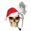 CHRISTMAS SKULL