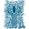 Snake-et-eau-en-Blue