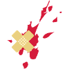 Pflaster Blutspritzer 2c
