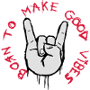 good vibes (metalhand)