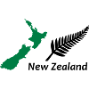 New Zealand - Map & Fern