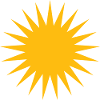Kurdische Sonne Symbol