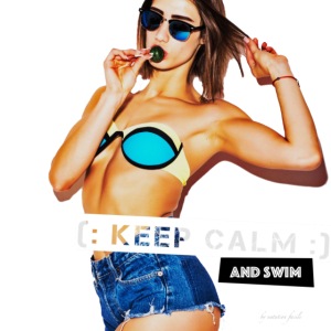 keep calm and swim 5
