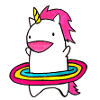 Hula Hop Einhorn