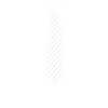 Striped white tie