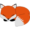 Sleeping fox