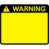 Warning Sign (2 colour)