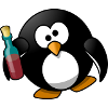 Besoffener Pinguin