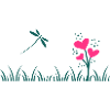 Heart flower meadow