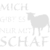 Nur mit Schaf