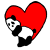 panda coeur