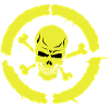 skull skull bone circle