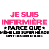 je suis infirmière
