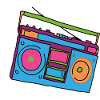 magnétophone Hipster