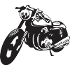 Biker motorcycle