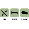 Eat, Sleep & Defend