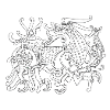 Fenriswolf, mythischer Wolf der Wikinger