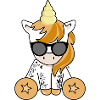 Licorne Hipster