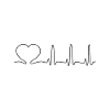EKG Heart Line