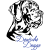 DEUTSCH DOGGE Hundeportrait Wilsigns Hund hunder