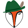 Le renard avec Wanderhut