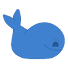 Simple Whale Cartoon
