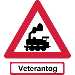 Skilt Veterantog