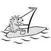 Surfender Igel