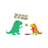 Letztes Einhorn T-Rex