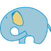 Elephant elepanth Logo signet