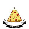 Pizza Illuminati hauska kaikki nähdä silmän ruoka huumori