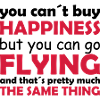 happiness flying