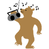 Tanzbär Vektorgrafik