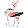 amour flamants
