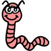 Naughty earthworm