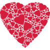 Hearts in a heart