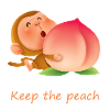 Monkey Keep the peach