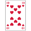 Coeur 10 - dix coeurs