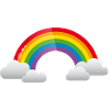 Rainbow and Clouds