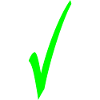Hooks in green