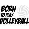 Born to play Volleyball